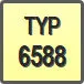 Piktogram - Typ: 6588